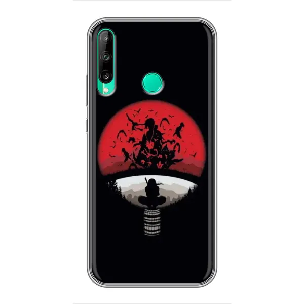 Чехол с рисунком «Итачи на черном» для Huawei P40 Lite e Чехол с рисунком «Итачи на черном» для Huawei P40 Lite e