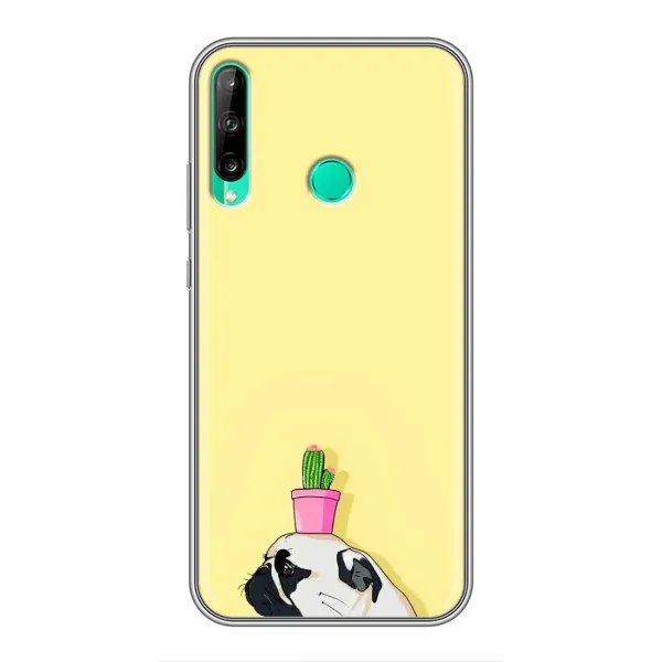 Чехол с рисунком «Кактус на голове» для Huawei P40 Lite e Чехол с рисунком «Кактус на голове» для Huawei P40 Lite e