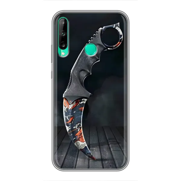 Чехол с рисунком «Кинжал КС ГО» для Huawei P40 Lite e Чехол с рисунком «Кинжал КС ГО» для Huawei P40 Lite e