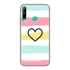 Чехлы с тематикой "Маленькие Сердечки" на Huawei P40 Lite e (Красивое сердечко)