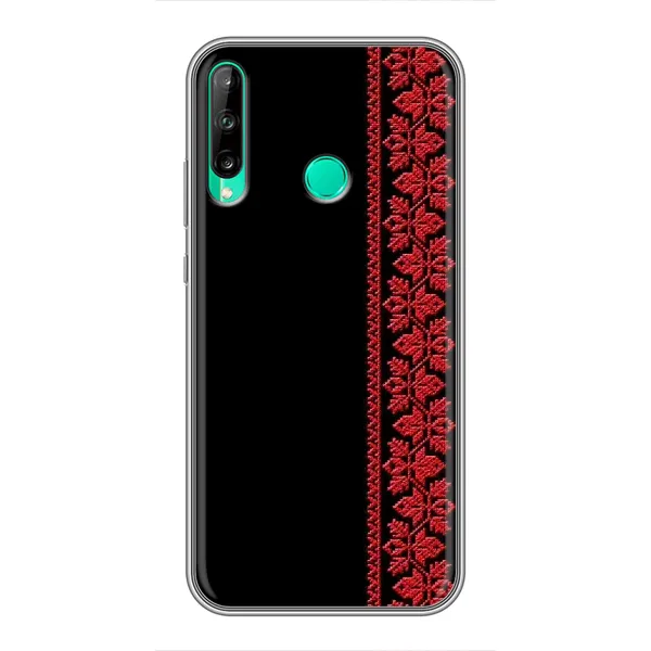 Чехол с рисунком «Красная Вышиванка» для Huawei P40 Lite e Чехол с рисунком «Красная Вышиванка» для Huawei P40 Lite e