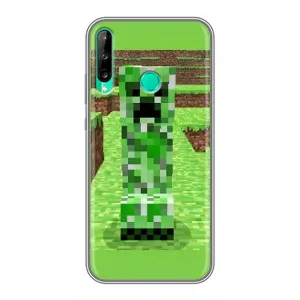 Чохли для Huawei P40 Lite e (Персонажі МайнКрафт) (Кріпер 2)
