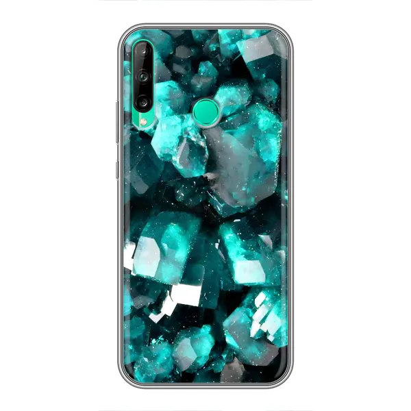Чехол с рисунком «Кристалы» для Huawei P40 Lite e Чехол с рисунком «Кристалы» для Huawei P40 Lite e
