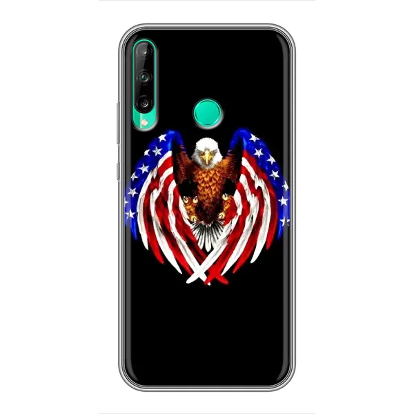 Чехол с рисунком «Крылья США» для Huawei P40 Lite e Чехол с рисунком «Крылья США» для Huawei P40 Lite e