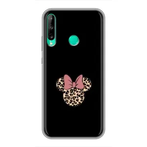 Чехол с леопардовым принтом на Huawei P40 Lite e (Леопардовая Минни)
