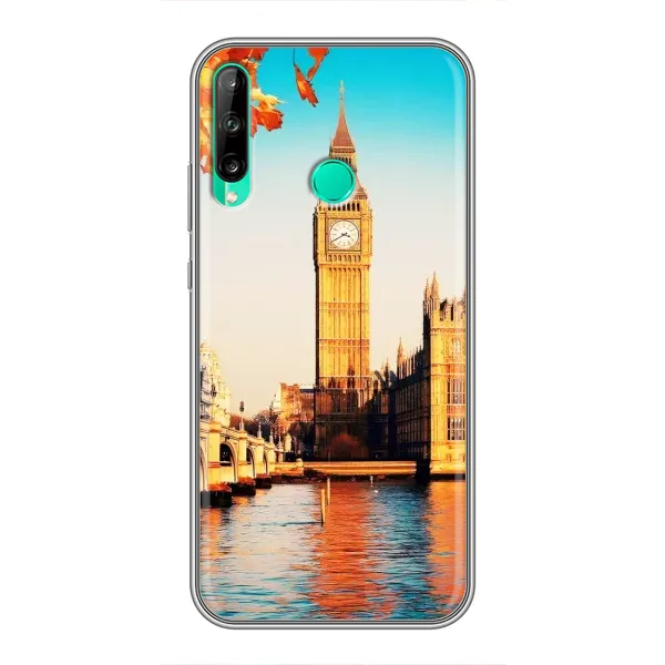 Чехол с рисунком «Летний Лондон» для Huawei P40 Lite e Чехол с рисунком «Летний Лондон» для Huawei P40 Lite e