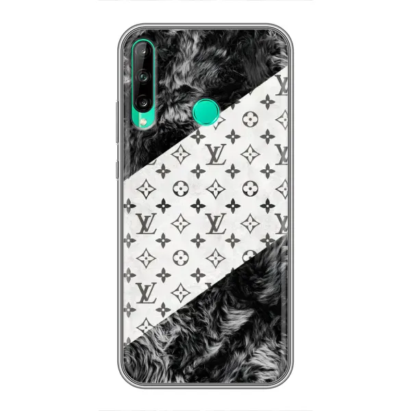 Чехол с рисунком «LV на белом» для Huawei P40 Lite e Чехол с рисунком «LV на белом» для Huawei P40 Lite e