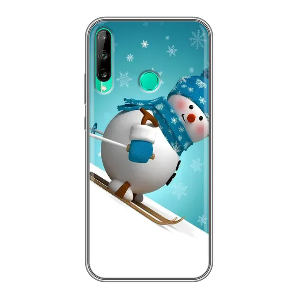 Чехол с рисунком «Лыжник» для Huawei P40 Lite e Чехол с рисунком «Лыжник» для Huawei P40 Lite e
