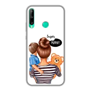 Чехлы для МАМЫ на Huawei P40 Lite e (Мама и сын)