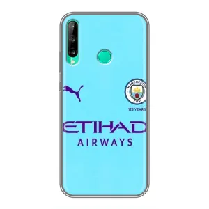 Силиконовые Чехлы принт Футбол на Huawei P40 Lite e (Man City)