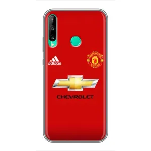 Силиконовые Чехлы принт Футбол на Huawei P40 Lite e (Man United)