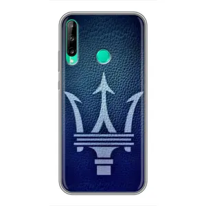 Чехлы с тематикой "Крутые машины" на Huawei P40 Lite e (Лого Maserati)