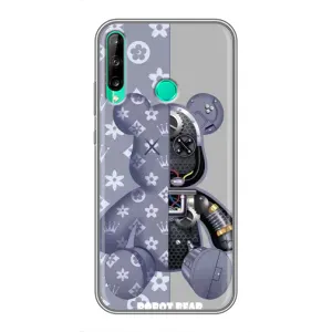 Силиконовый чехол для Huawei P40 Lite e (Медведь Louis Vuitton)