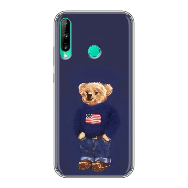 Чехол с рисунком «Мишка USA» для Huawei P40 Lite e Чехол с рисунком «Мишка USA» для Huawei P40 Lite e