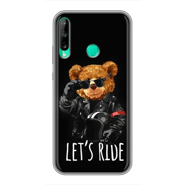 Чехол с рисунком «Модный Мишка» для Huawei P40 Lite e Чехол с рисунком «Модный Мишка» для Huawei P40 Lite e