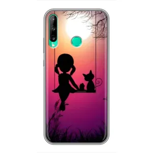 Девчачий Чехол для Huawei P40 Lite e (На качели)