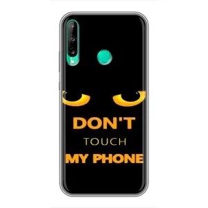 Чехол с Прикольным принтом на Huawei P40 Lite e (Не трогай мой телефон)