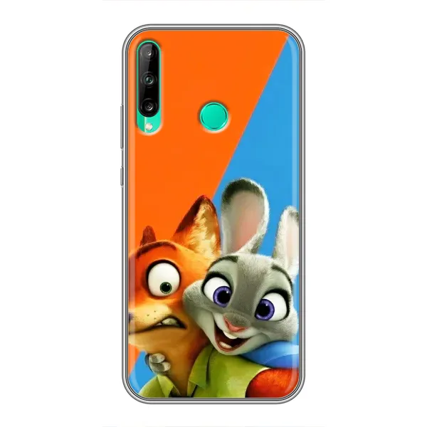Чехол с рисунком «Ник и Хопс» для Huawei P40 Lite e Чехол с рисунком «Ник и Хопс» для Huawei P40 Lite e