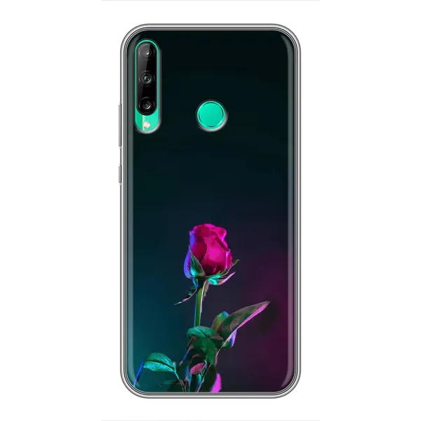 Чехол с рисунком «Ночная роза» для Huawei P40 Lite e Чехол с рисунком «Ночная роза» для Huawei P40 Lite e