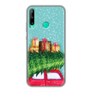 Чехол Новогодняя Елка на Huawei P40 Lite e (Новогодние подарки)