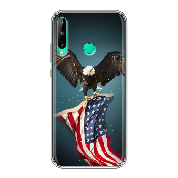 Чехол с рисунком «Орел и флаг» для Huawei P40 Lite e Чехол с рисунком «Орел и флаг» для Huawei P40 Lite e