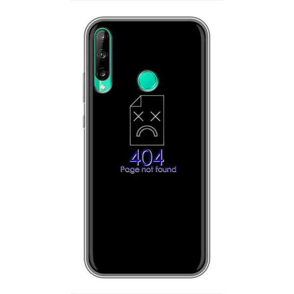 Чехол с рисунком «Ошибка 404» для Huawei P40 Lite e Чехол с рисунком «Ошибка 404» для Huawei P40 Lite e