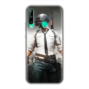 Чохол з картинкою "Герой Pubg" на Huawei P40 Lite e (Пабг)