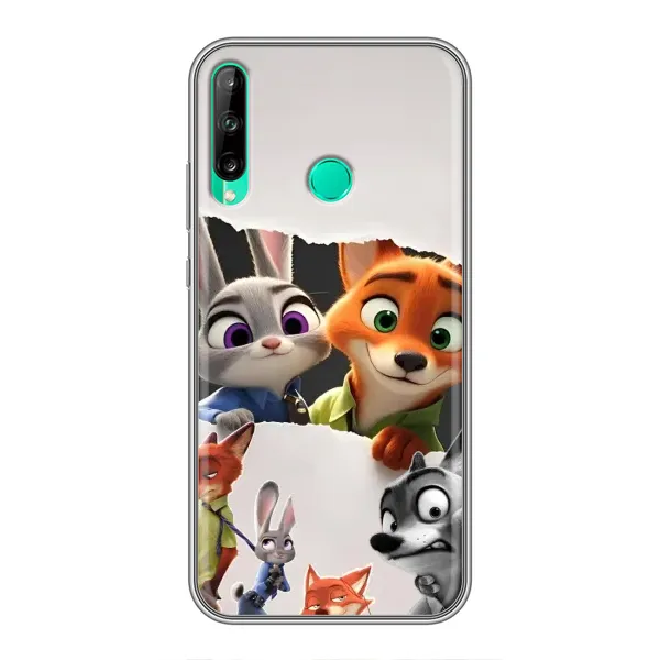 Чехол с рисунком «Персонажи Зоо» для Huawei P40 Lite e Чехол с рисунком «Персонажи Зоо» для Huawei P40 Lite e