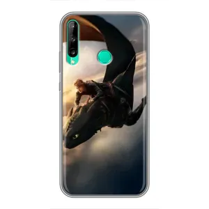 Чехол дракон Беззубик для Huawei P40 Lite e (Полет Беззубика)
