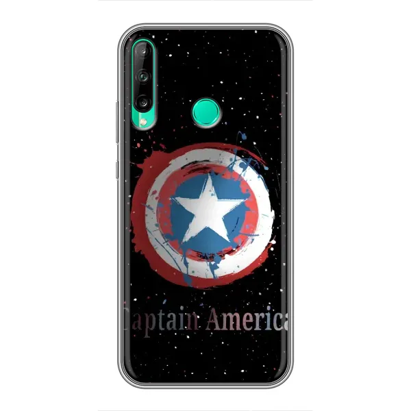 Чехол с рисунком «Щит Капитана» для Huawei P40 Lite e Чехол с рисунком «Щит Капитана» для Huawei P40 Lite e