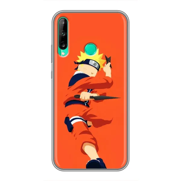 Чехол с рисунком «Силуэт Наруто» для Huawei P40 Lite e
