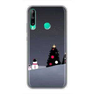 Чехлы на Новый Год Huawei P40 Lite e (Снеговички)