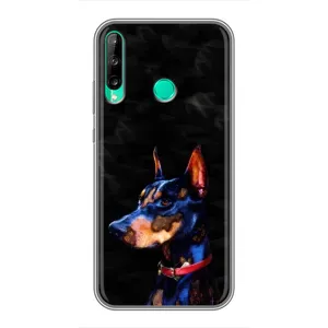 Бампер для Huawei P40 Lite e с картинкой "Песики" (Собака Мопс)