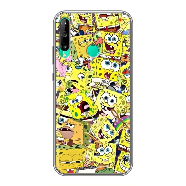 Чехол с рисунком «Спанч Боб Арт» для Huawei P40 Lite e Чехол с рисунком «Спанч Боб Арт» для Huawei P40 Lite e