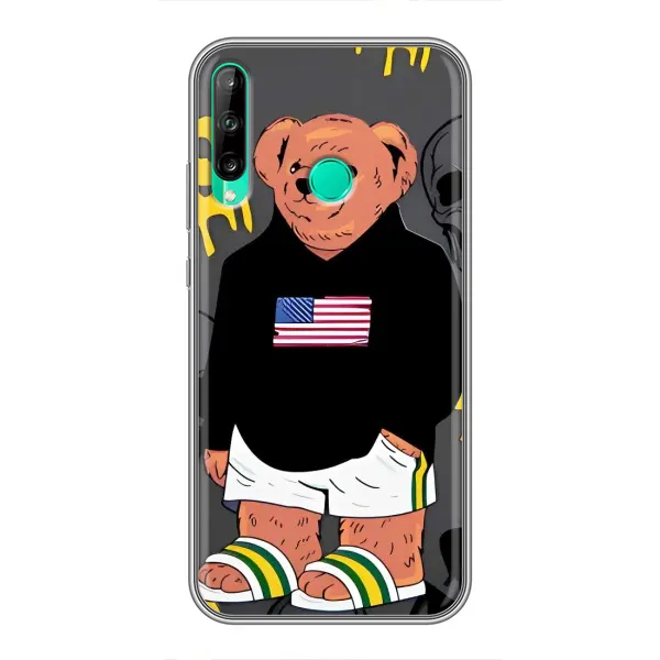 Чехол с рисунком «Teddy USA» для Huawei P40 Lite e Чехол с рисунком «Teddy USA» для Huawei P40 Lite e