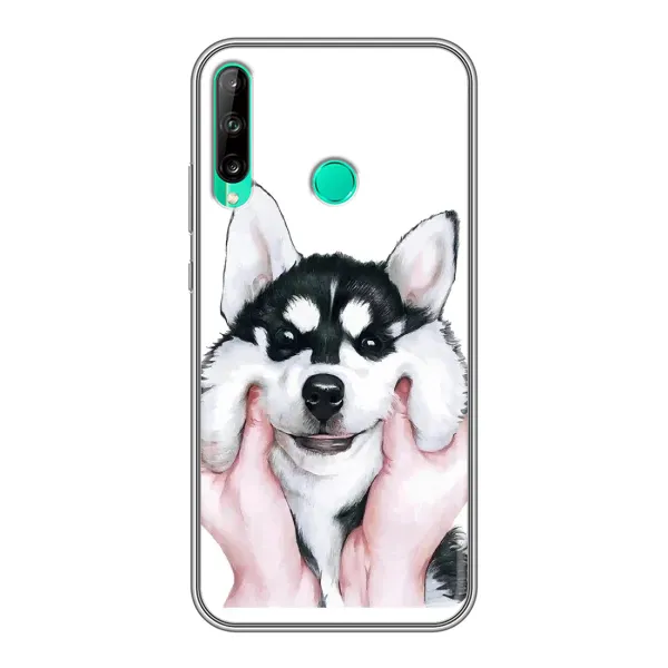 Чехол с рисунком «Собака Хаски» для Huawei P40 Lite e Чехол с рисунком «Собака Хаски» для Huawei P40 Lite e