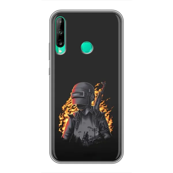 Чехол с рисунком «В огне» для Huawei P40 Lite e