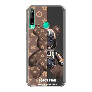 Силиконовый чехол для Huawei P40 Lite e (Медмедь Луи Виттон)