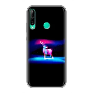 Силиконовый бампер с картинкой животных для Huawei P40 Lite e (Яркий олень)