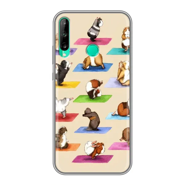 Чехол с рисунком «Ёга свинок» для Huawei P40 Lite e Чехол с рисунком «Ёга свинок» для Huawei P40 Lite e