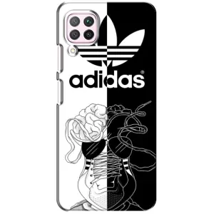 Чехол в стиле "Адидас" для Хуавей П40 Лайт (Adidas шнурки)