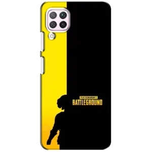 Чохол (TPU) з картинкою "Лого Пабг" на Хуавей П40 Лайт (Battlegrounds)