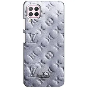 Текстурный Чехол Louis Vuitton для Хуавей П40 Лайт (Белый ЛВ)