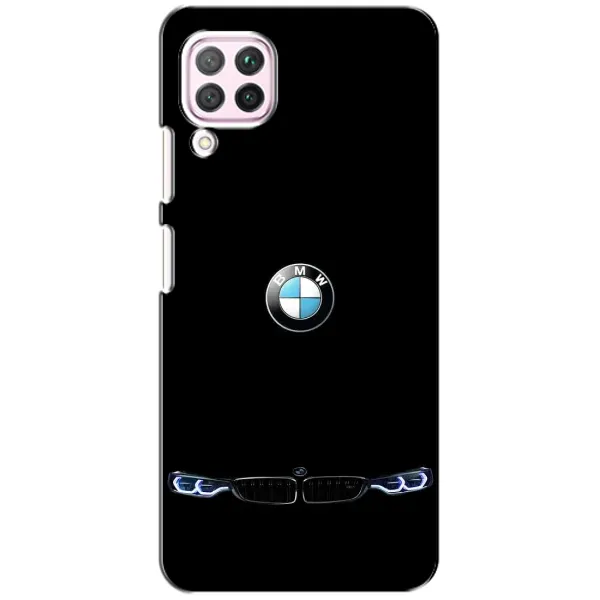 Чехол с рисунком «Черный BMW» для Huawei P40 Lite