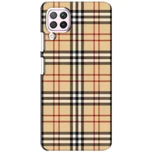 Чехол с Брендами одежды на Хуавей П40 Лайт (Burberry стиль)
