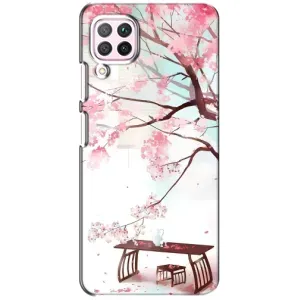 Чехол с принтом САКУРЫ на Huawei P40 Lite (Чайная церемония)