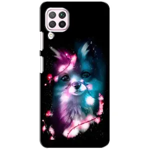 Чохол з Лисичкою для Huawei P40 Lite (Чорна лисиця)