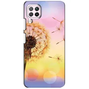 Силиконовый Чехол с одуванчиками на Huawei P40 Lite (Цветок-одуванчик)