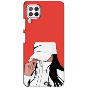 Силиконовый Чехол на Huawei P40 Lite с картинкой Стильных Девушек (Девушка Nike)