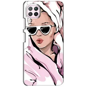 Чехол с картинкой Модные Девчонки Huawei P40 Lite (Девушка в халате)